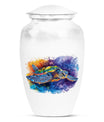 Turtle Theme Large Urn 10 Inch