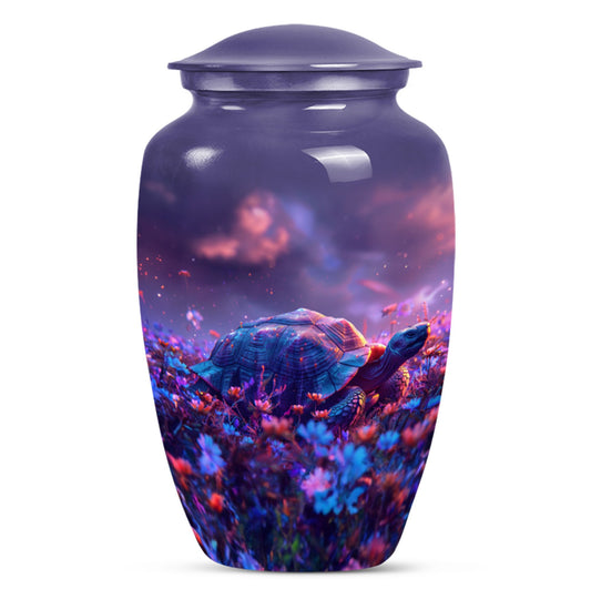 Turtle Theme Large Urn 10 Inch