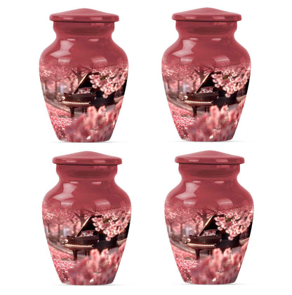 Piano Theme 3 Inch Keepsake Pack of 4