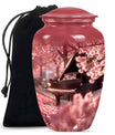 Piano Theme Large Urn 10 Inch