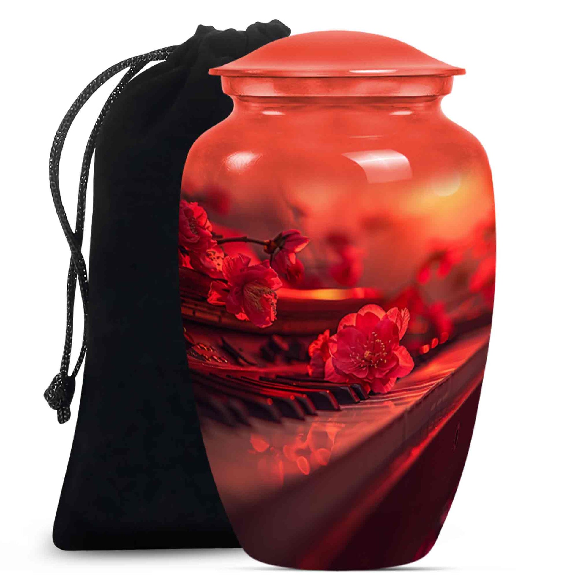 Piano Theme Large Urn 10 Inch