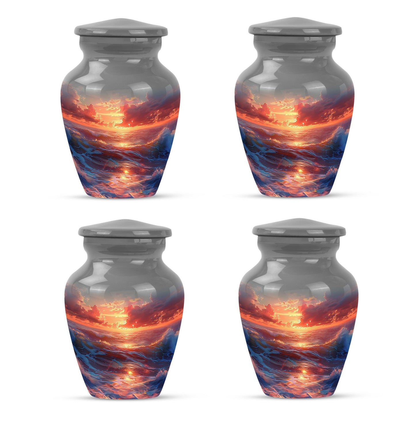 Sunrise Theme 3 Inch Keepsake Pack of 4