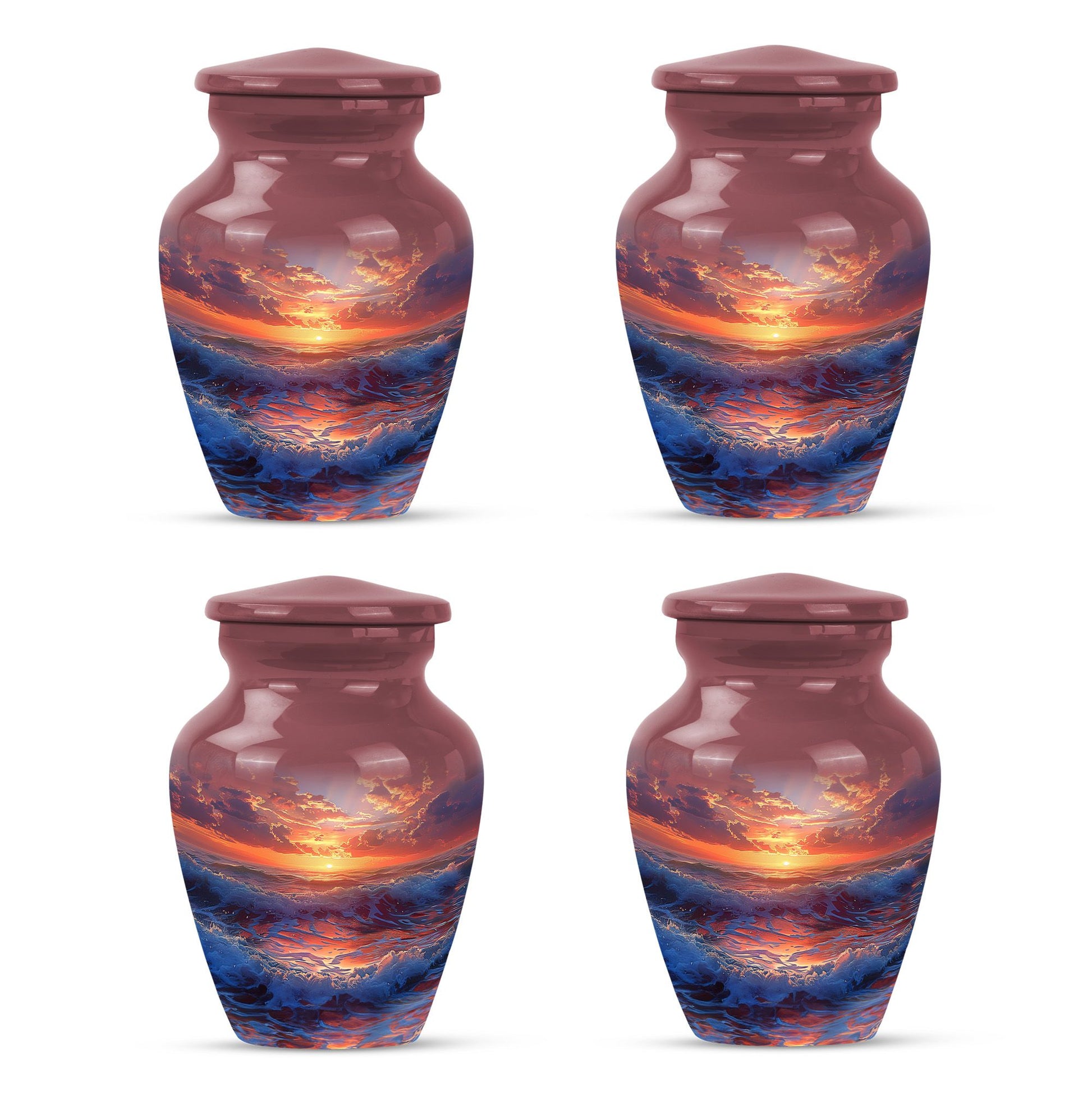 Sunrise Theme 3 Inch Keepsake Pack of 4