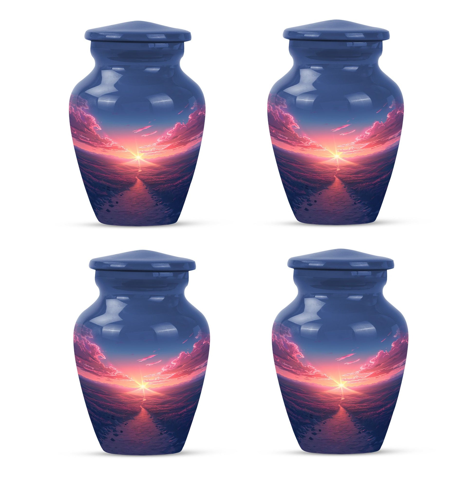 Sunrise Theme 3 Inch Keepsake Pack of 4