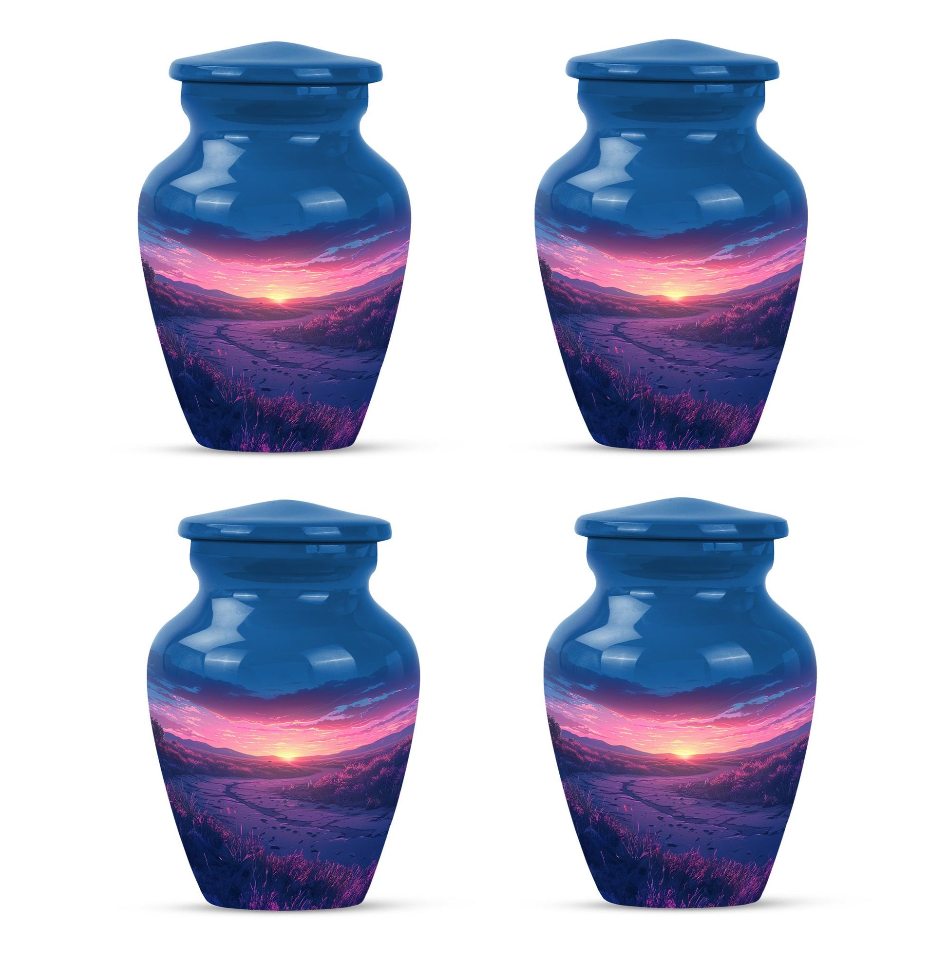 Sunrise Theme 3 Inch Keepsake Pack of 4