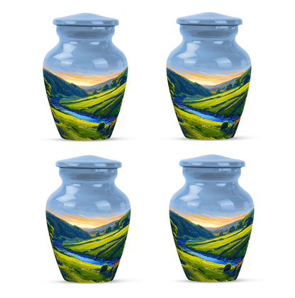 Sunrise Theme 3 Inch Keepsake Pack of 4