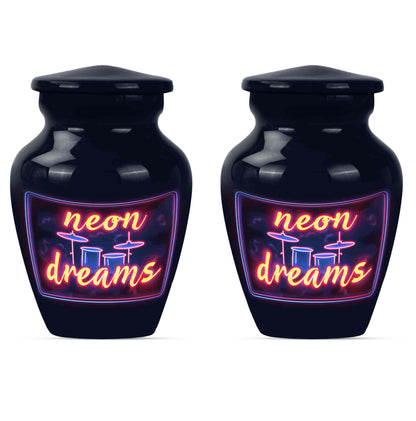 Drums And Music Theme 3 Inch Keepsake Pack of 2