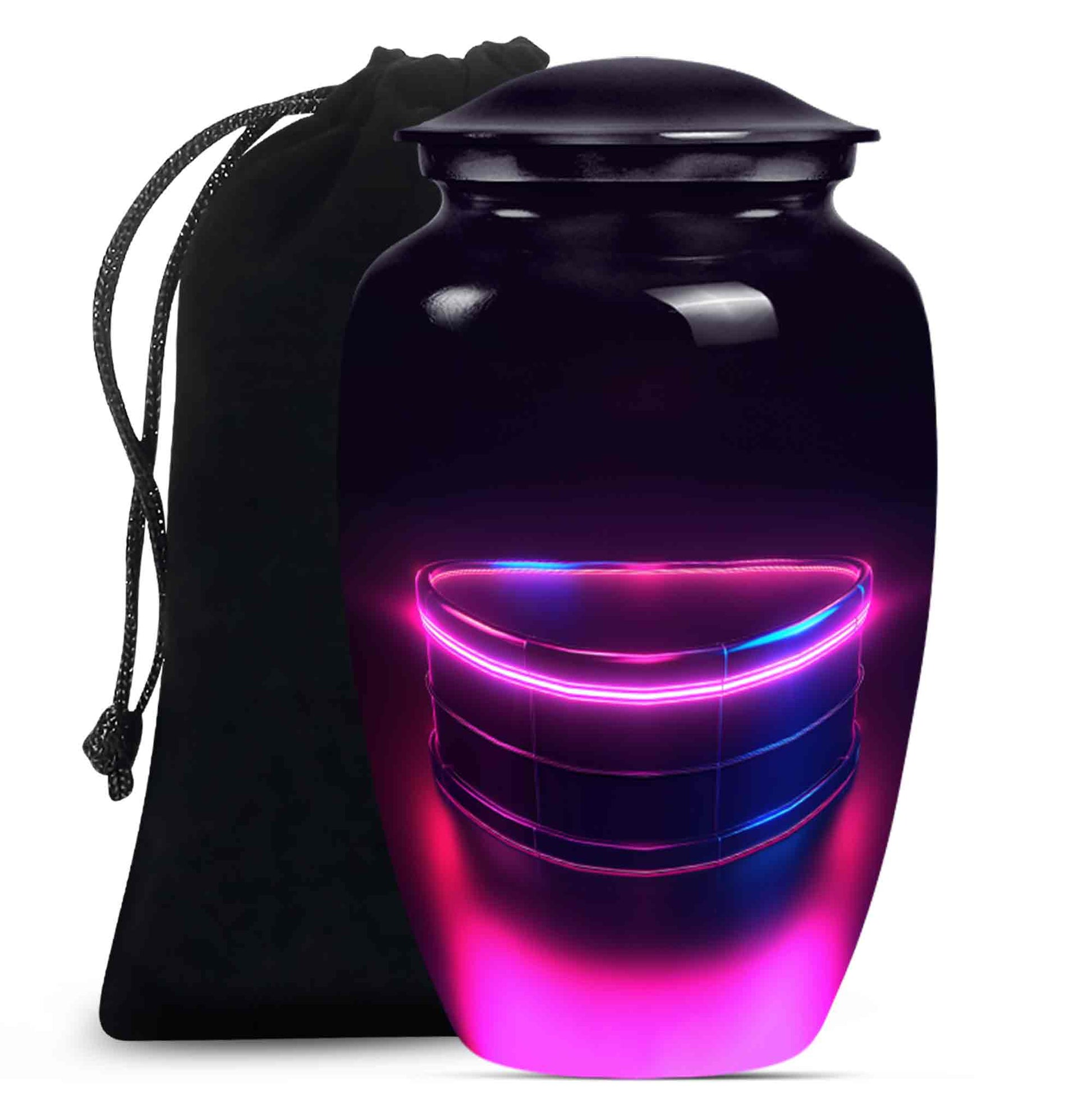 Drums And Music Theme Large Urn 10 Inch