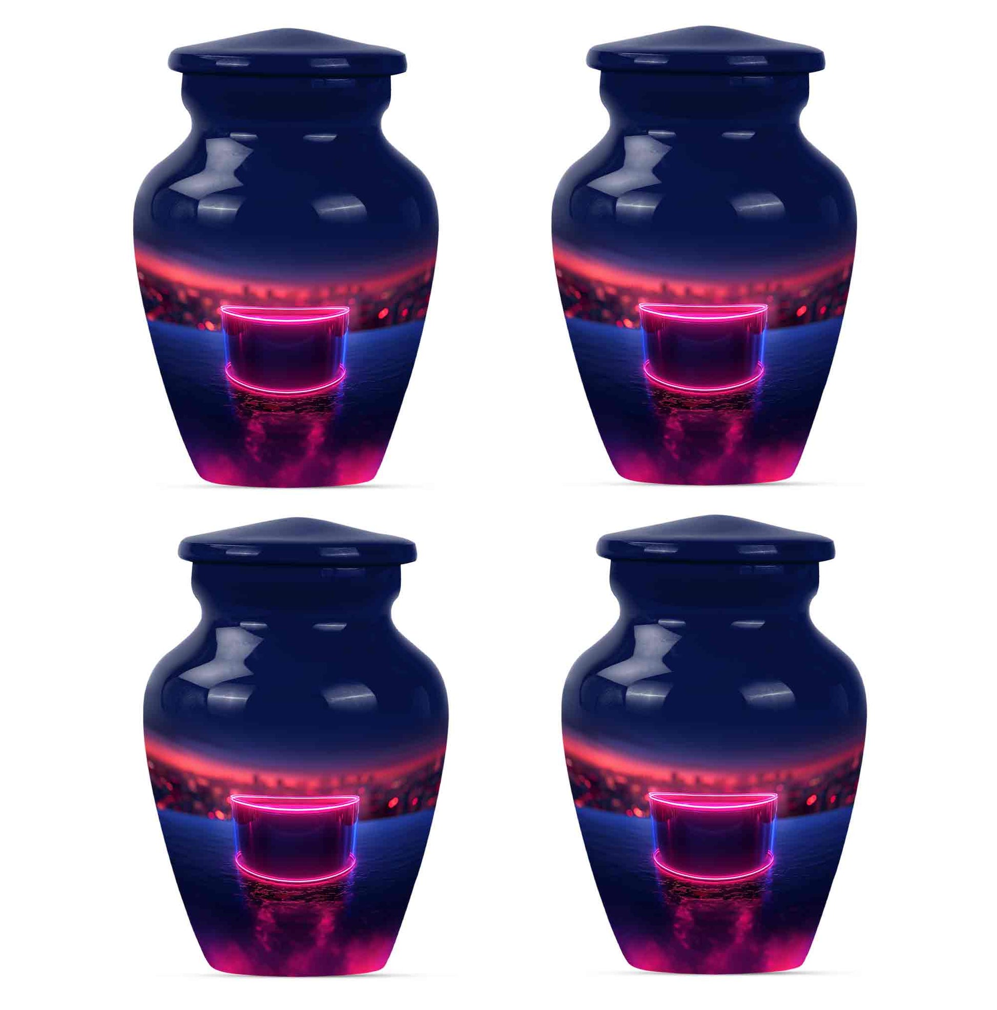 Drums And Music Theme 3 Inch Keepsake Pack of 4