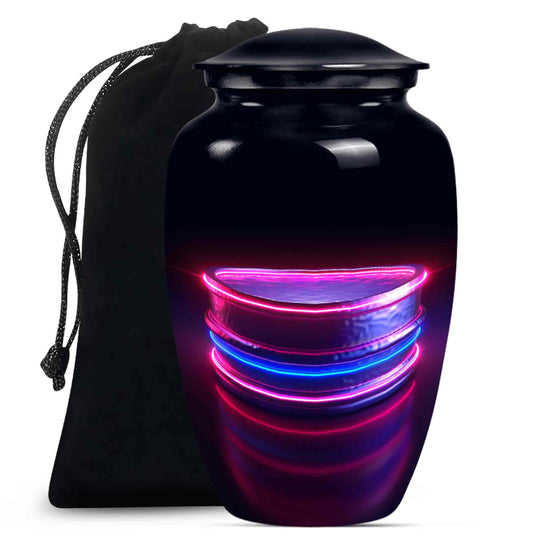 Drums And Music Theme Large Urn 10 Inch