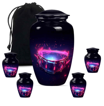 Large Urn With 4 Keepsake Urn