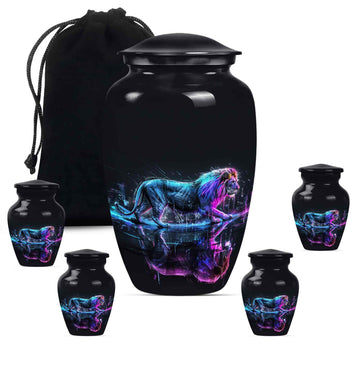 Large Urn With 4 Keepsake Urn