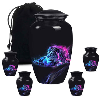 Large Urn With 4 Keepsake Urn