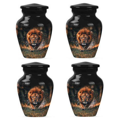 Lion Theme 3 Inch Keepsake Pack of 4