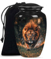 Lion Theme Large Urn 10 Inch