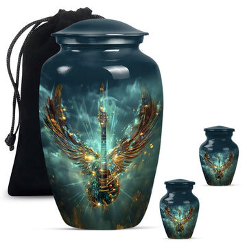 Large Urn With 2 Keepsake Urn