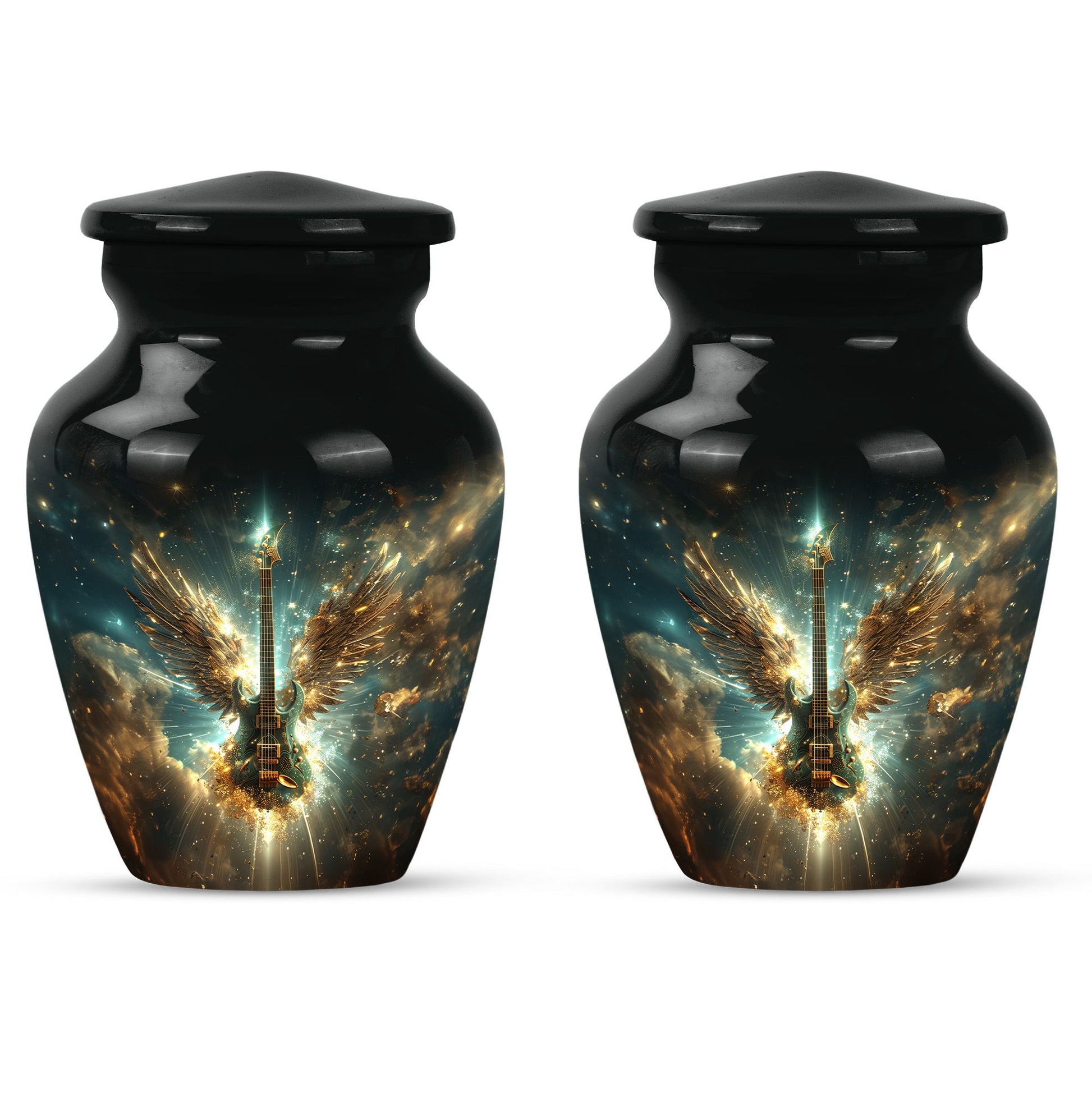 Guitar Theme 3 Inch Keepsake Pack of 2