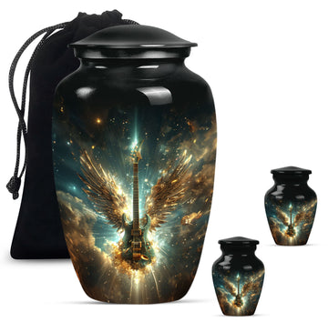 Large Urn With 2 Keepsake Urn