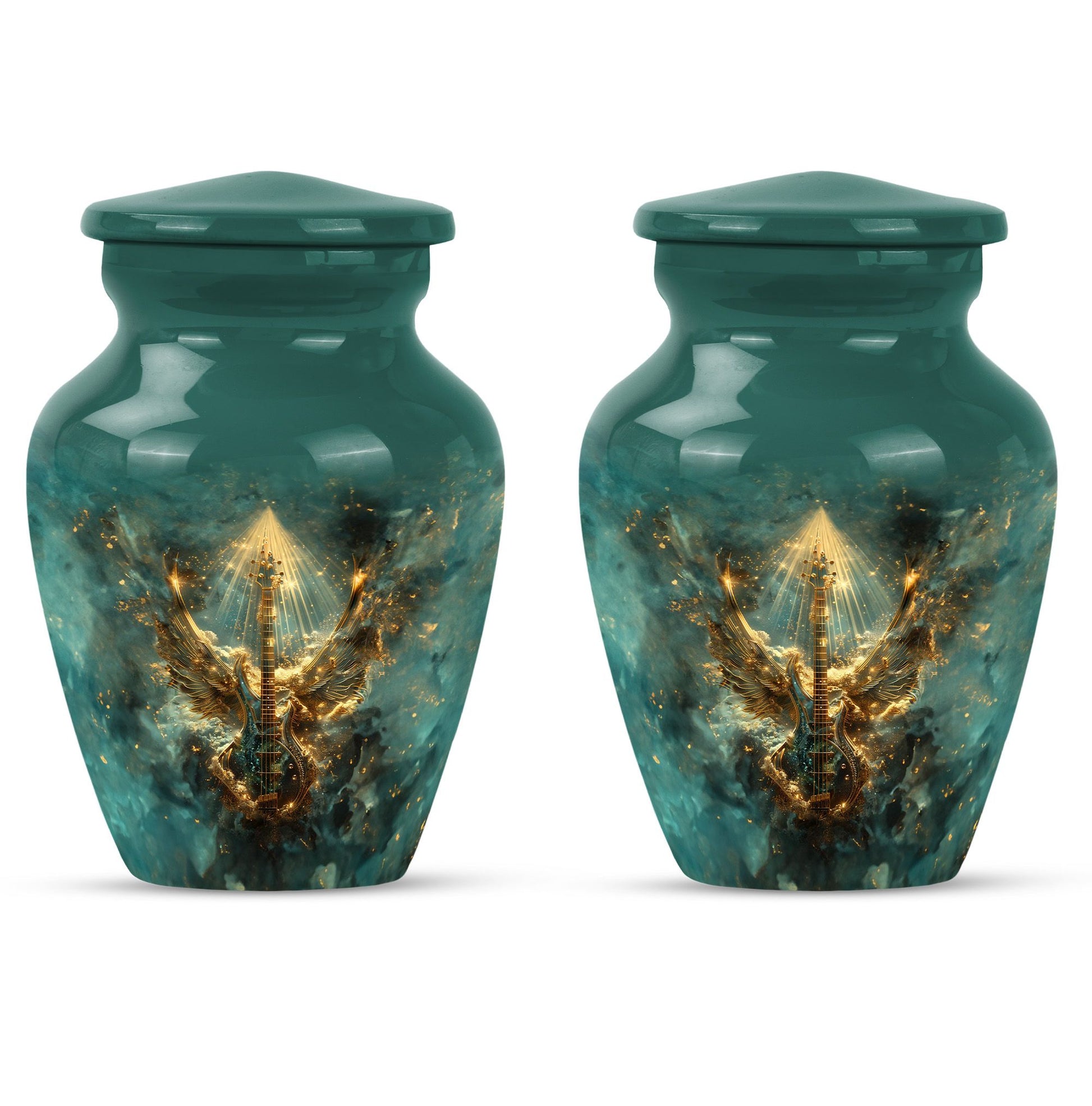 Guitar Theme 3 Inch Keepsake Pack of 2