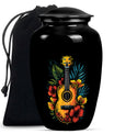 Guitar Theme Large Urn 10 Inch