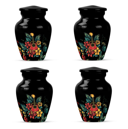 Guitar Theme 3 Inch Keepsake Pack of 4