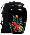 Guitar Theme Large Urn 10 Inch