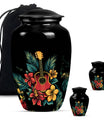 Guitar Theme Large Urn With 2 Keepsake Urn