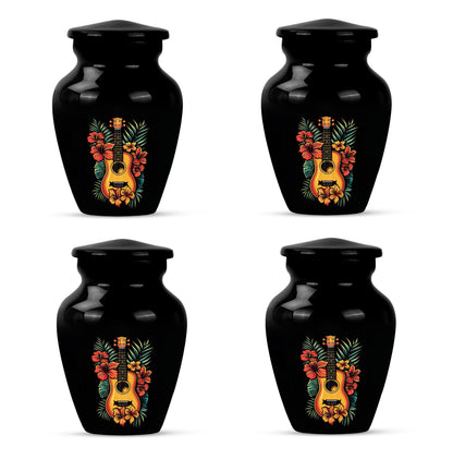 Guitar Theme 3 Inch Keepsake Pack of 4