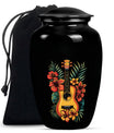 Guitar Theme Large Urn 10 Inch
