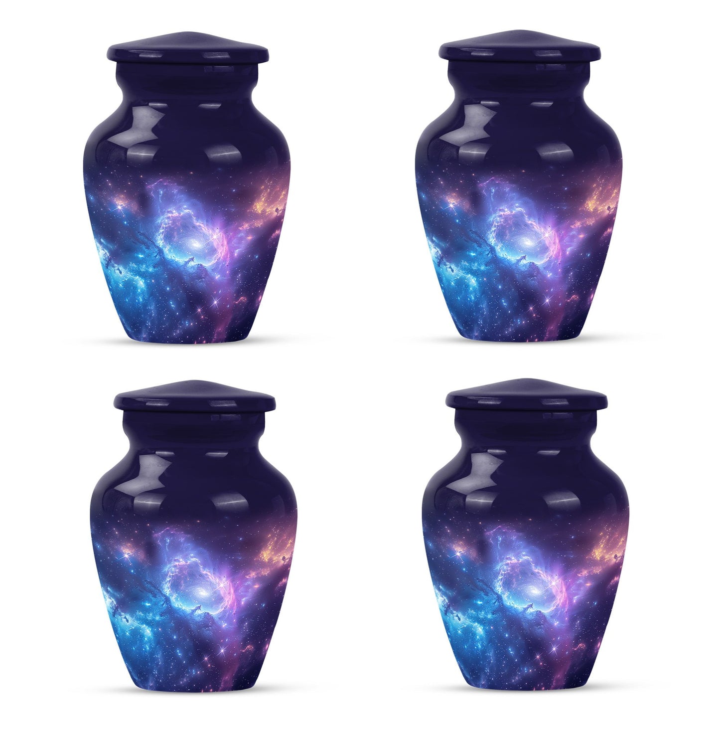 Galaxy Theme 3 Inch Keepsake Pack of 4