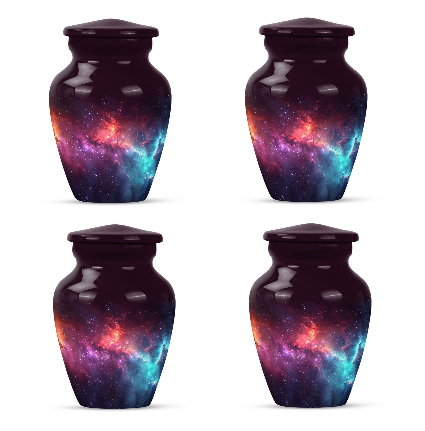 Galaxy Theme 3 Inch Keepsake Pack of 4