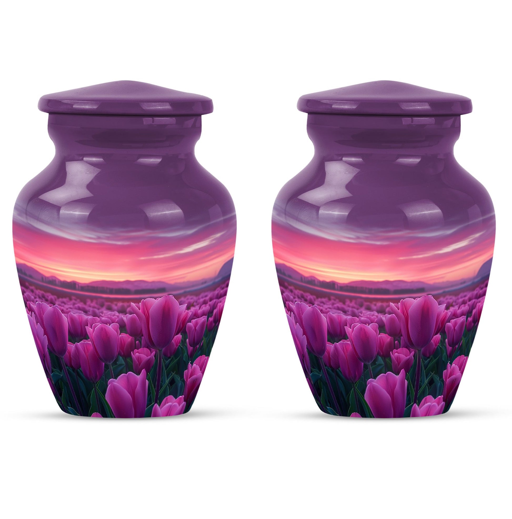 Tulips Theme 3 Inch Keepsake Pack of 2