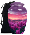 Tulips Theme Large Urn 10 Inch