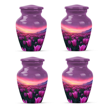Tulips Theme 3 Inch Keepsake Pack of 4
