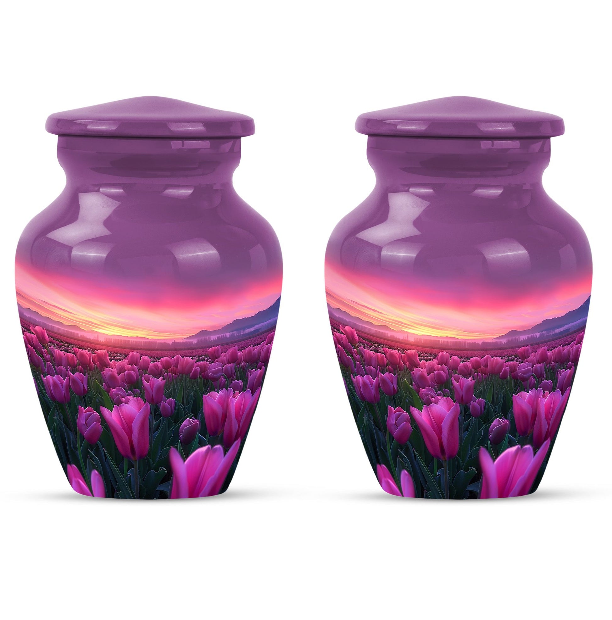 Tulips Theme 3 Inch Keepsake Pack of 2