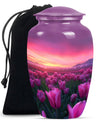 Tulips Theme Large Urn 10 Inch
