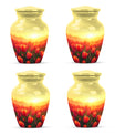 Tulips Theme 3 Inch Keepsake Pack of 4