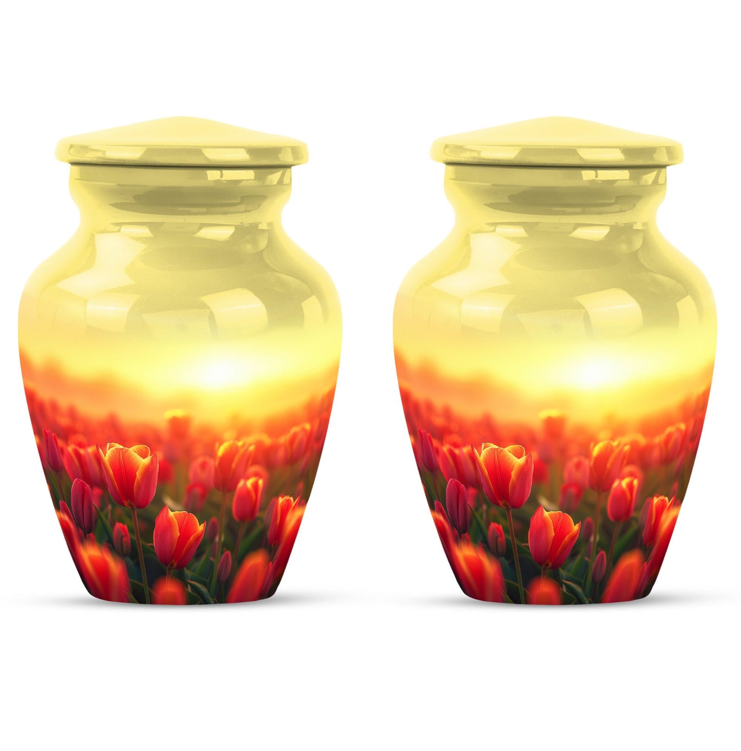 Tulips Theme 3 Inch Keepsake Pack of 2