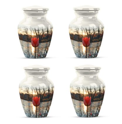 Tulips Theme 3 Inch Keepsake Pack of 4
