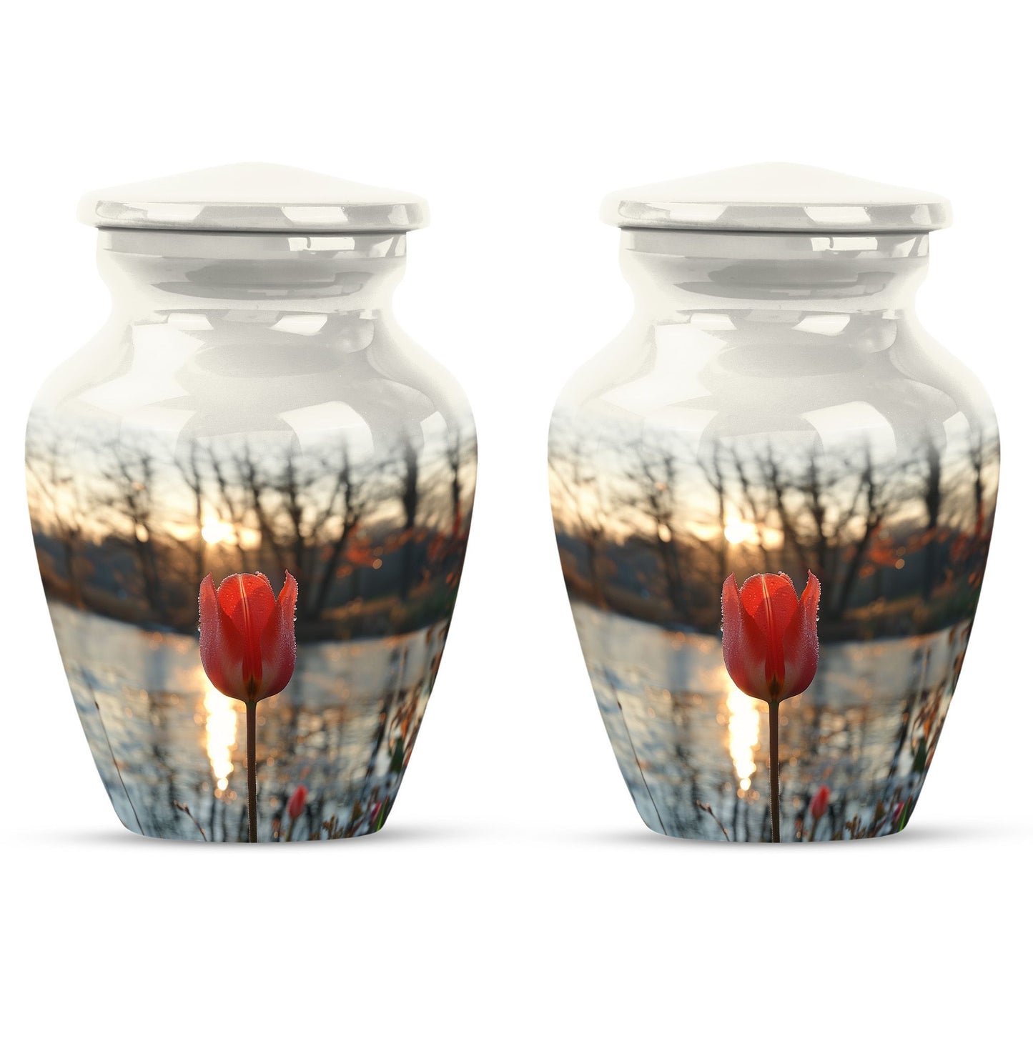 Tulips Theme 3 Inch Keepsake Pack of 2