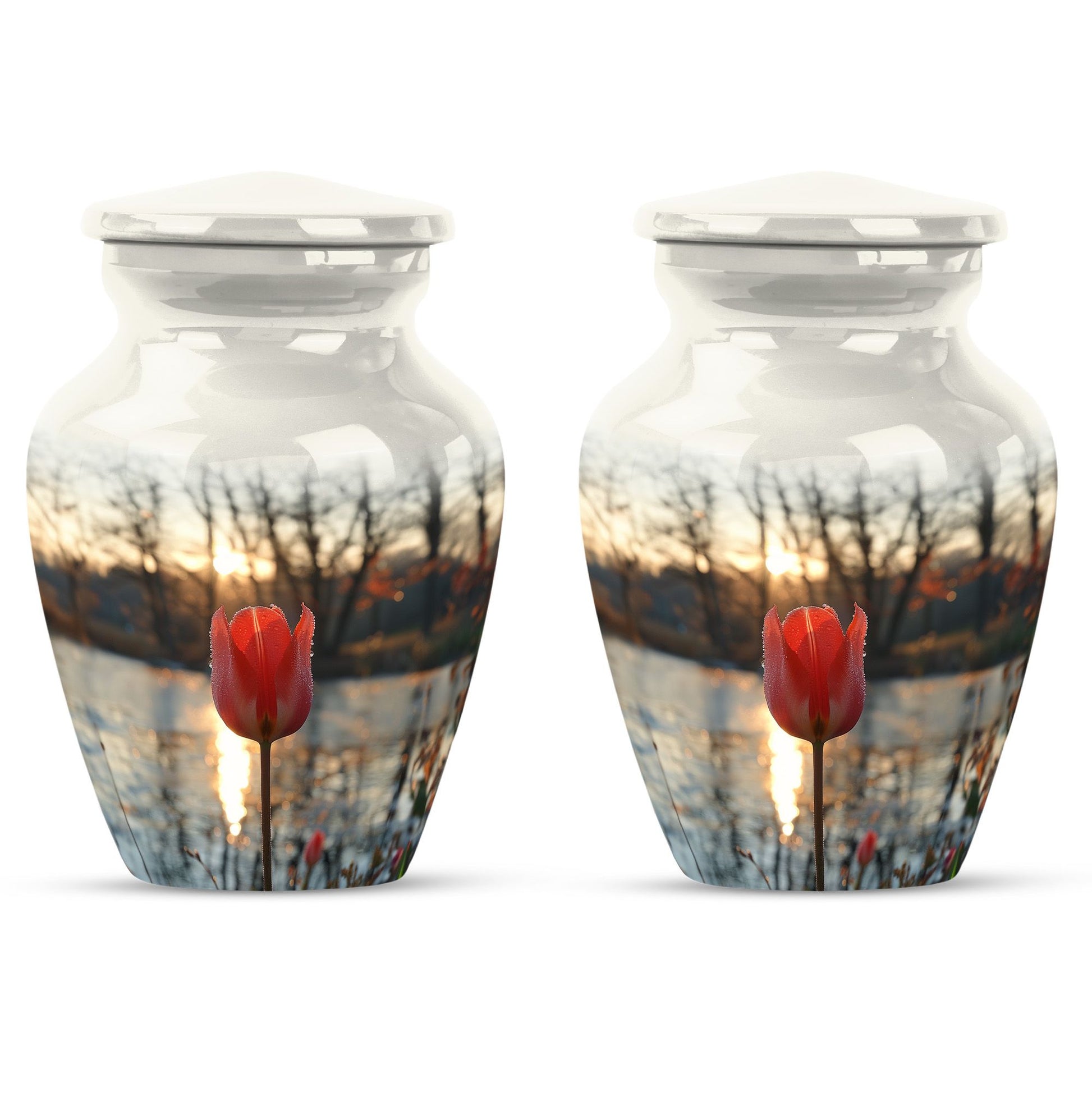 Tulips Theme 3 Inch Keepsake Pack of 2