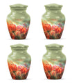 Tulips Theme 3 Inch Keepsake Pack of 4