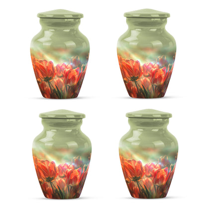 Tulips Theme 3 Inch Keepsake Pack of 4