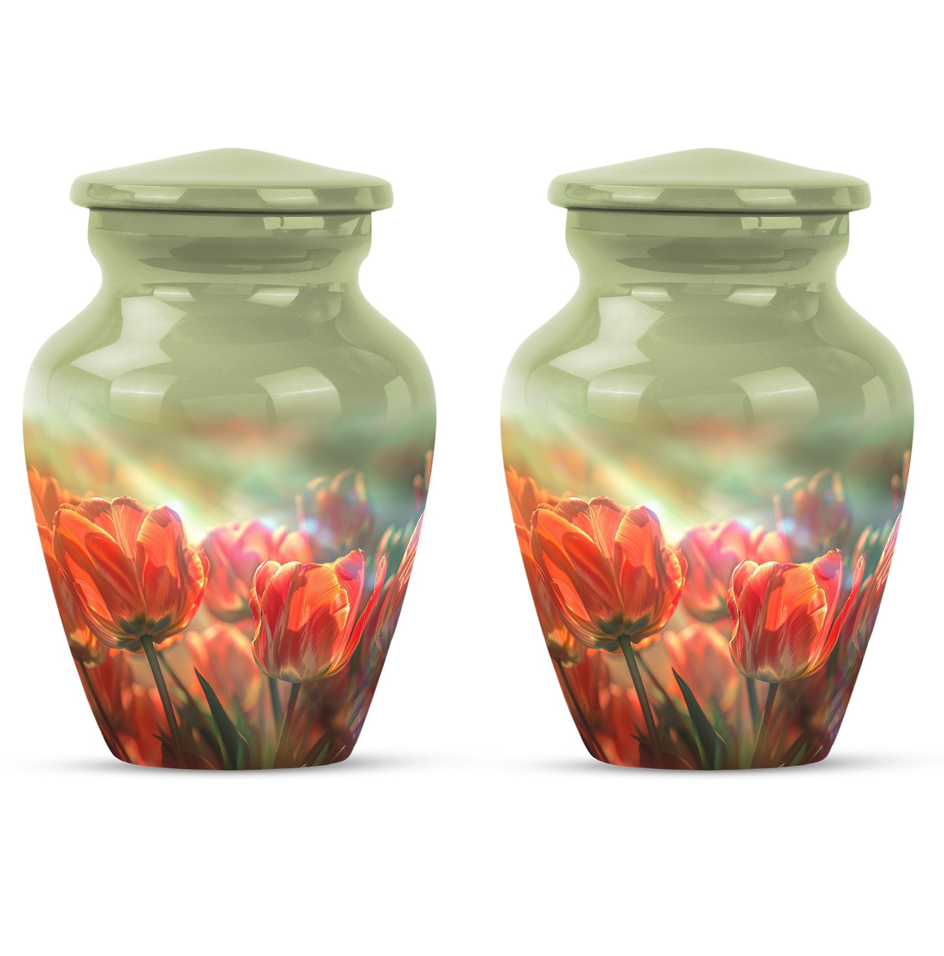 Tulips Theme 3 Inch Keepsake Pack of 2