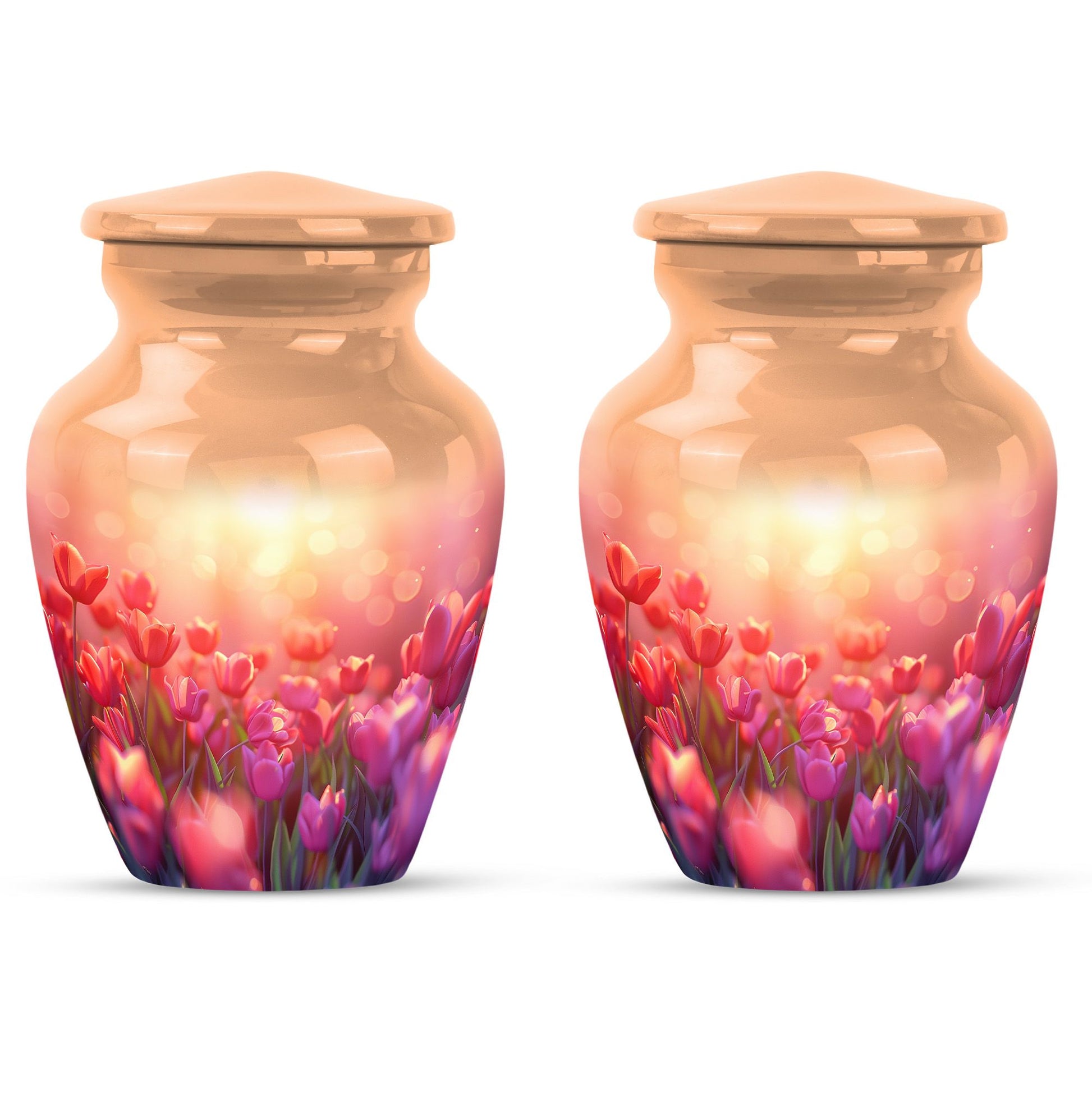 Tulips Theme 3 Inch Keepsake Pack of 2