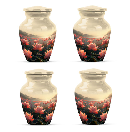 Lotus Theme 3 Inch Keepsake Pack of 4