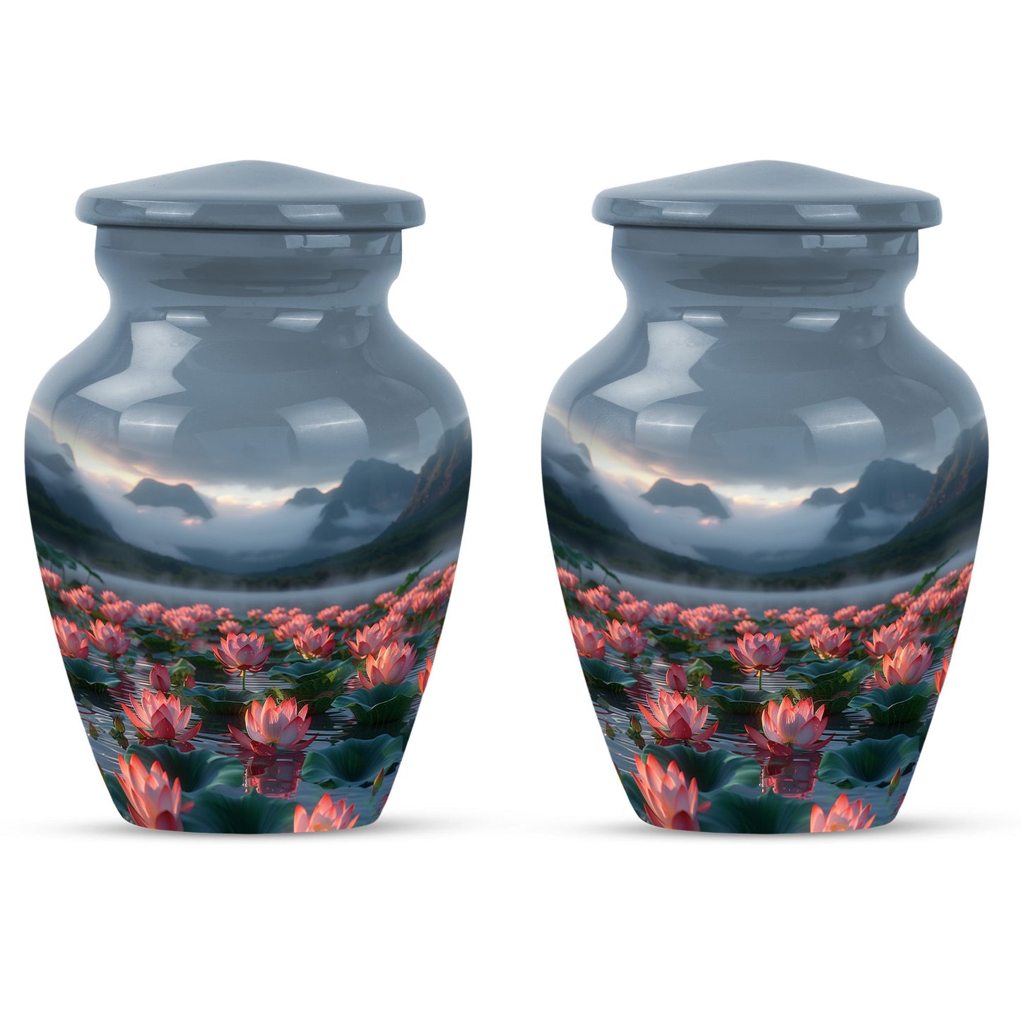 Lotus Theme 3 Inch Keepsake Pack of 2