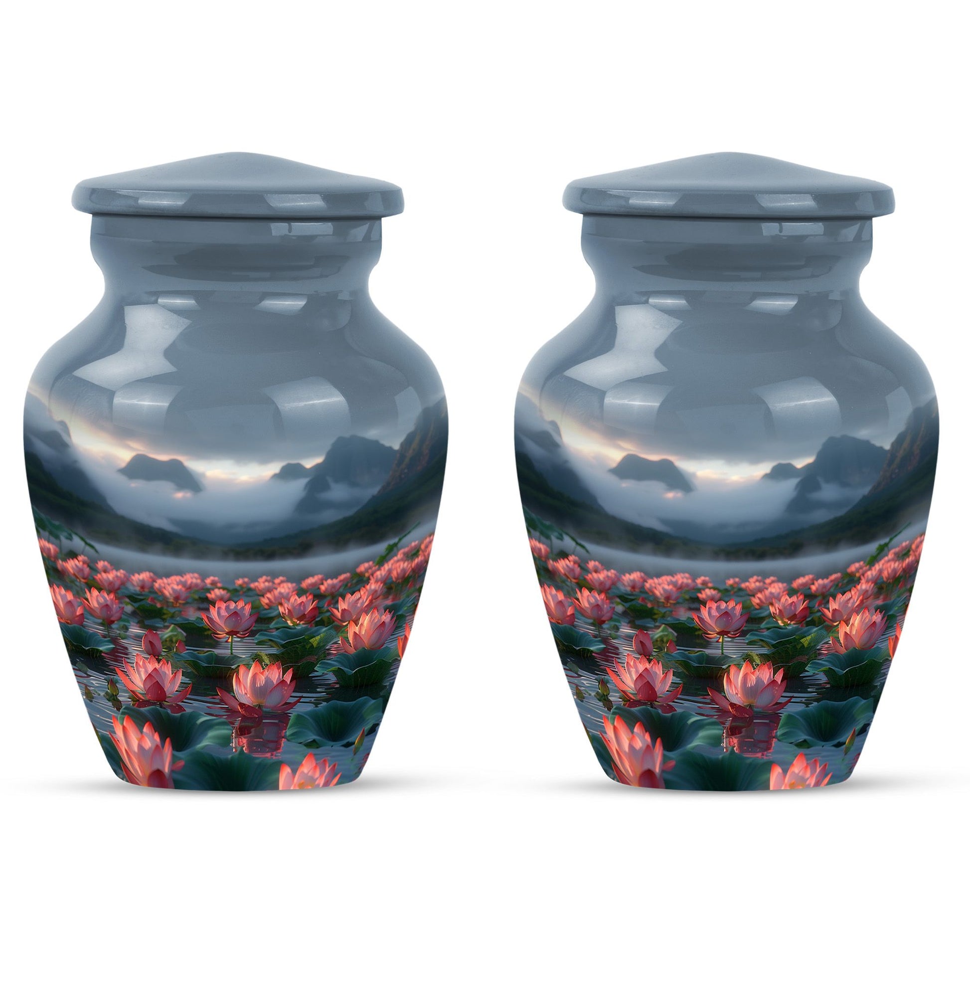 Lotus Theme 3 Inch Keepsake Pack of 2