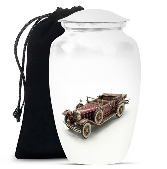 Car Theme Large Urn 10 Inch