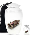 Car Theme Large Urn With 1 Keepsake Urn